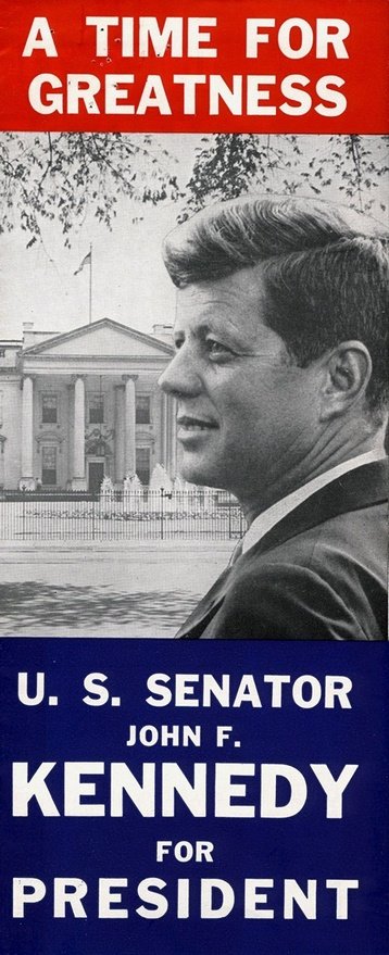  Personal Papers of David F. Powers / Valuable documents / Box 5 / JFK Political organizations and campaigns / Campaign brochures and mailings 1960 (from box 25)