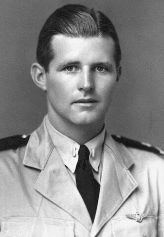 Ensign Joseph P. Kennedy Jr., USN, circa 1942.Creator: Photograph in the John F. Kennedy Presidential Library and Museum, Boston. Copyright: public domain