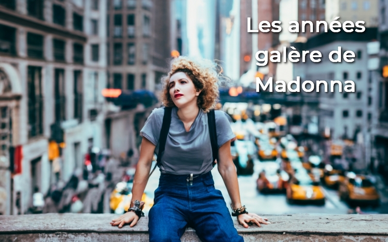 Représentation de Madonna jeune à New York par l'IA générative Ideogram.ai