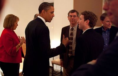 Zuckerberg reçu à la Maison Blanche par Obama