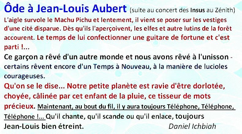 Ode  Jean-Louis Aubert