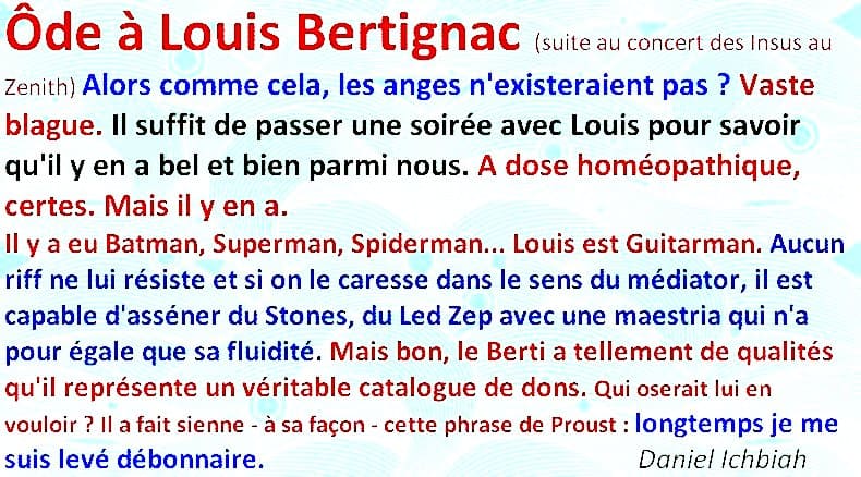 Ode  Louis Bertignac